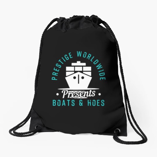 Prestige Worldwide Boats and Hoes Drawstring Bags
