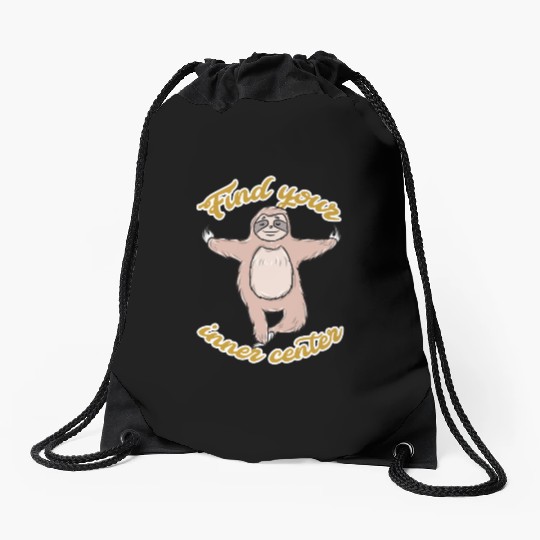 Sloth Animal Drawstring Bags