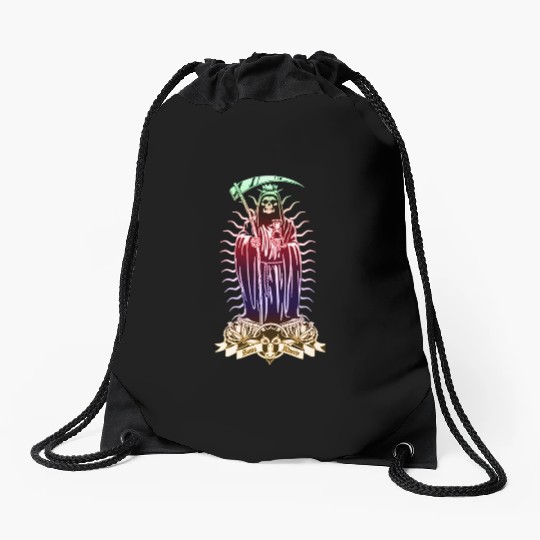 Santa Muerte - Santisima Muerte - Holy Death Drawstring Bags
