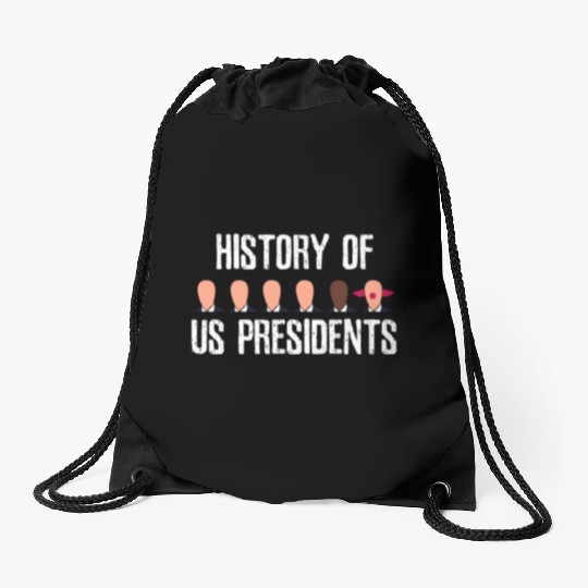 Anti Trump USA President Election Impeach Clown Drawstring Bags