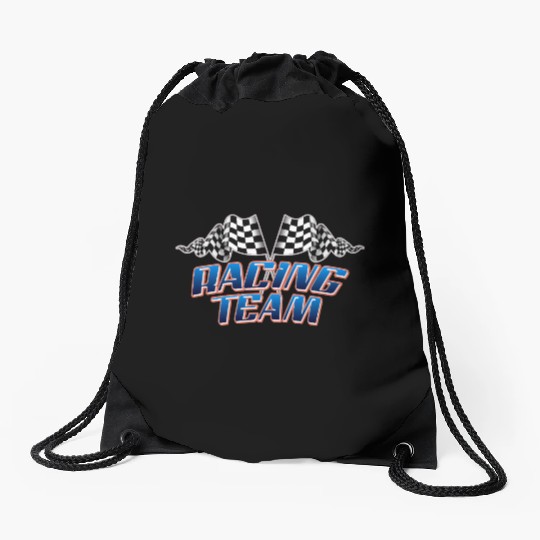 Racing team Drawstring Bags