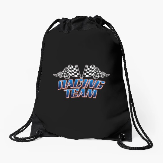 Racing team Drawstring Bags