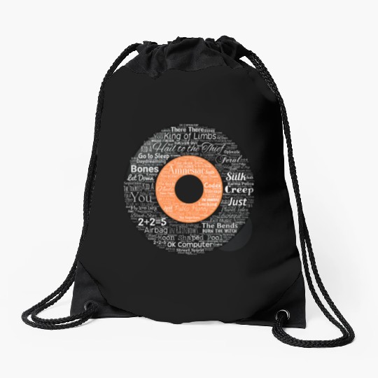 Radiohead Albums and Songs Drawstring Bags