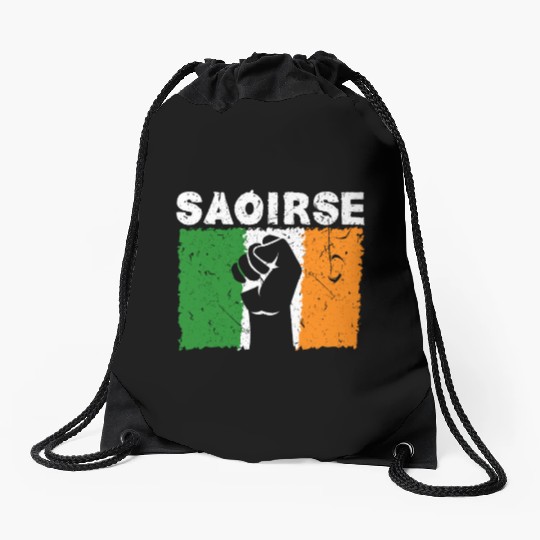 Saoirse Irish Republican Conservative Capitalist I Drawstring Bags