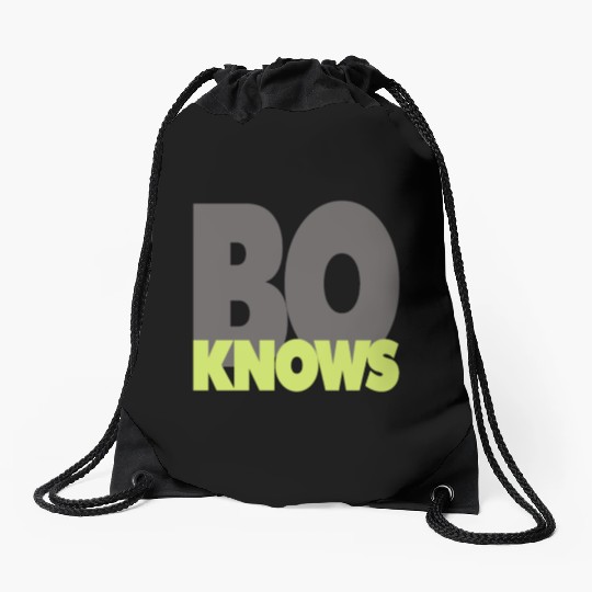 BO KNOWS Drawstring Bags