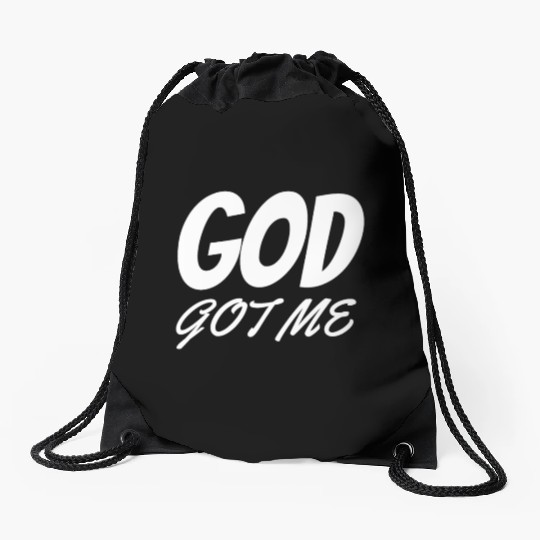 God Got Me - Christian Drawstring Bags
