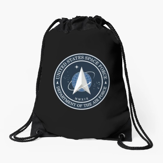 New Space Force Logo 2020 USSF Drawstring Bags
