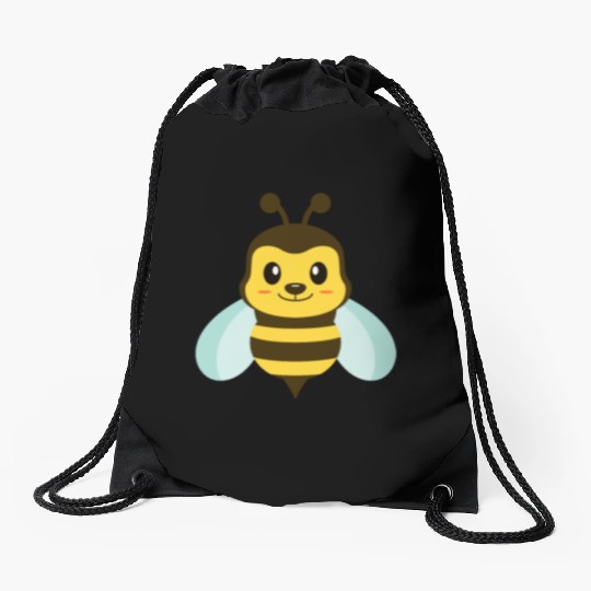 Bumble Bee Drawstring Bags