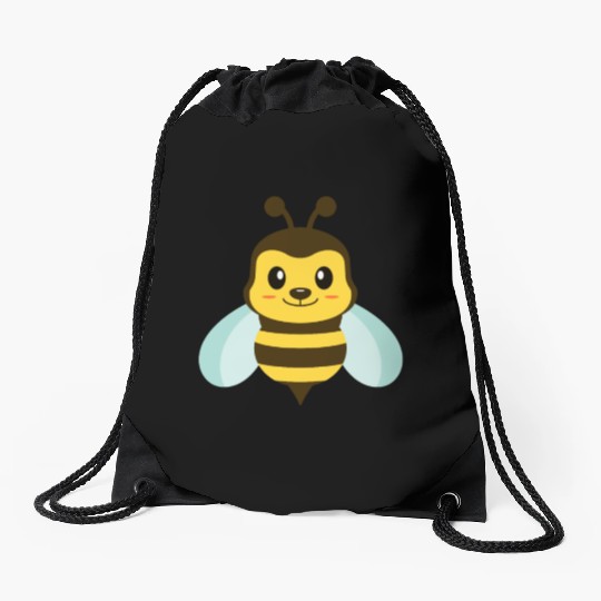 Bumble Bee Drawstring Bags