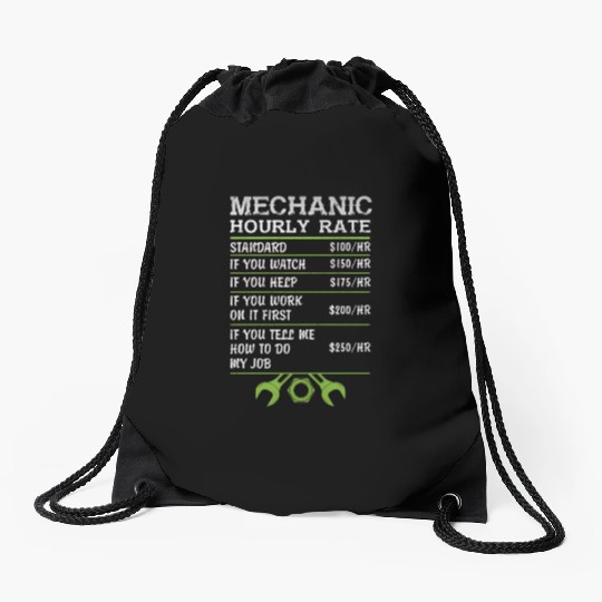 Car Mechanic Gift Drawstring Bags