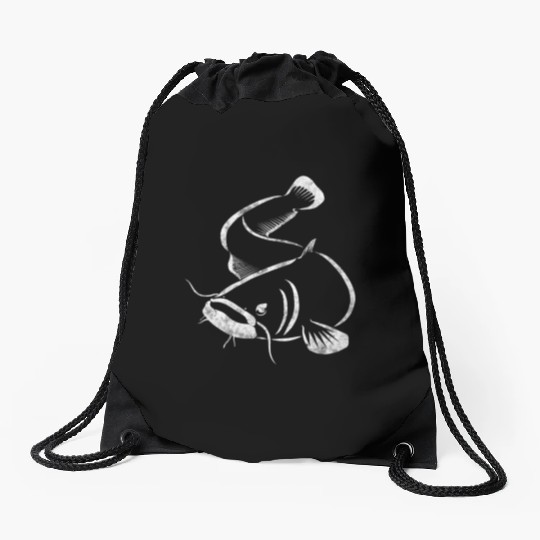 Catfish Drawstring Bags