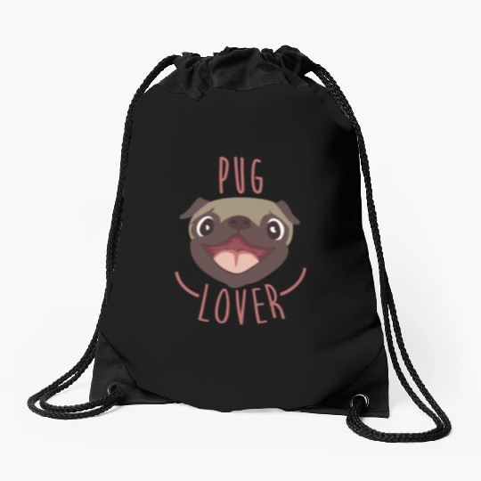 Pug Lover - Pug Drawstring Bags