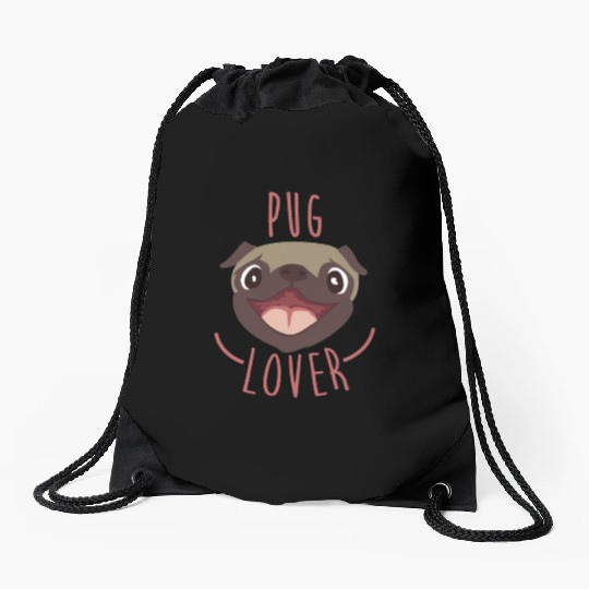 Pug Lover - Pug Drawstring Bags