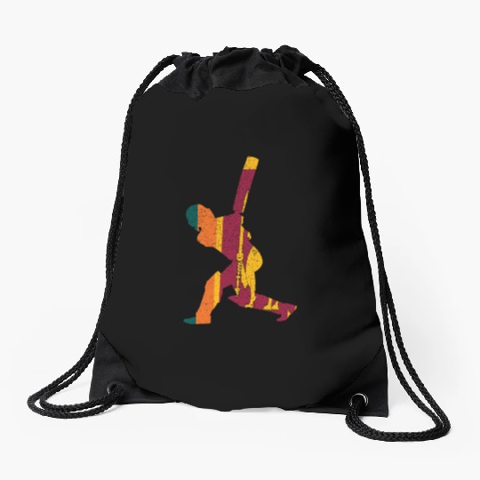 Sri Lanka Cricket Cricketplayer Batsman Drawstring Bags