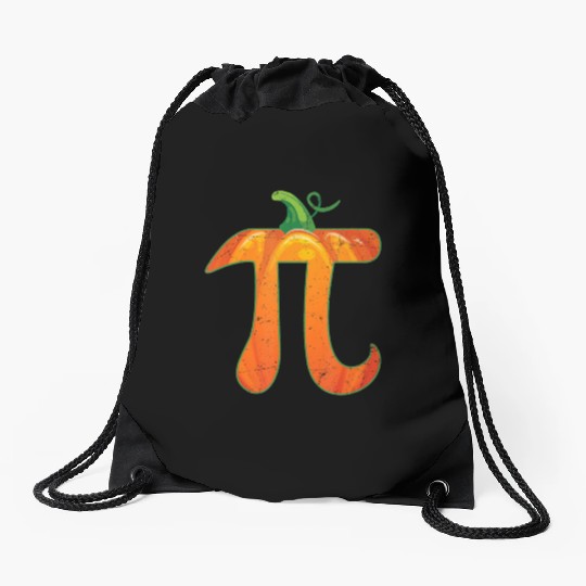funny pumpkin pi halloween costume math pun gift Drawstring Bags