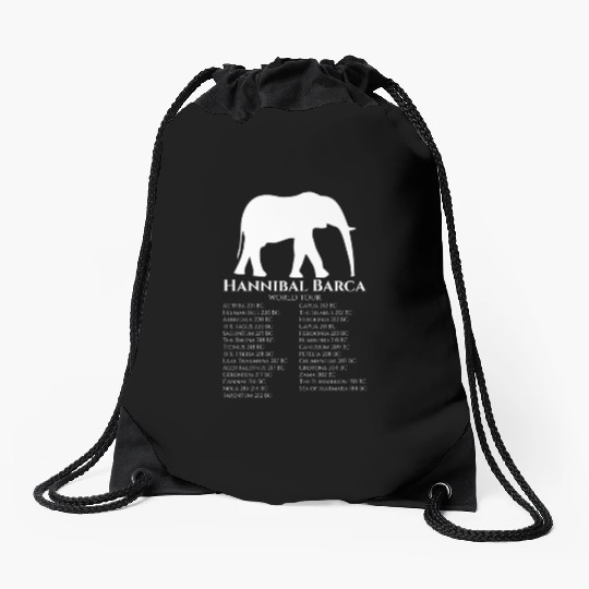 Hannibal Barca World Tour - Carthaginian Empire Drawstring Bags