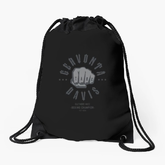Boxing Champ Gervonta Davis Drawstring Bags