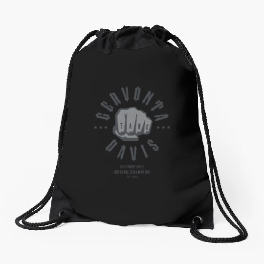 Boxing Champ Gervonta Davis Drawstring Bags