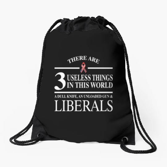 3 useless in this world Dull Knife Unloaded Gun Li Drawstring Bags