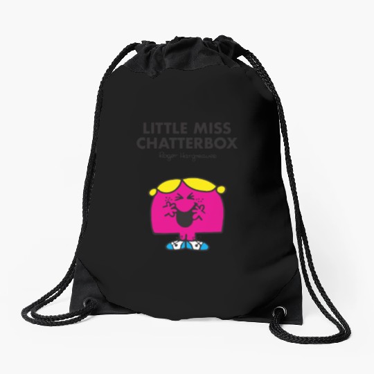 Mr Men Little Miss Chatterbox Drawstring Bags
