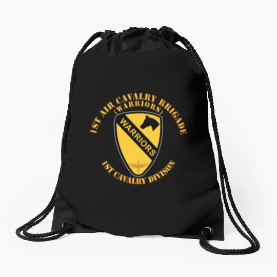 Army 1st Air Cavalry Bde Warriors 1st Cav Division Drawstring Bags