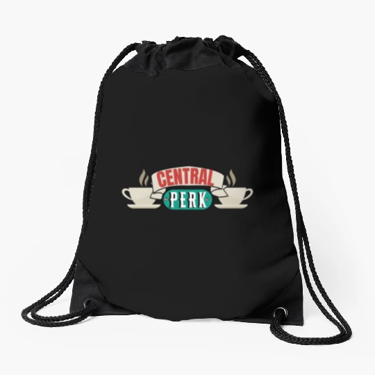 Coffee lovers for friends TV show Drawstring Bags