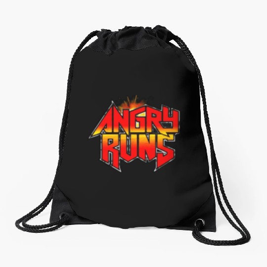 Angry Runs Good Morning Foodball Drawstring Bags