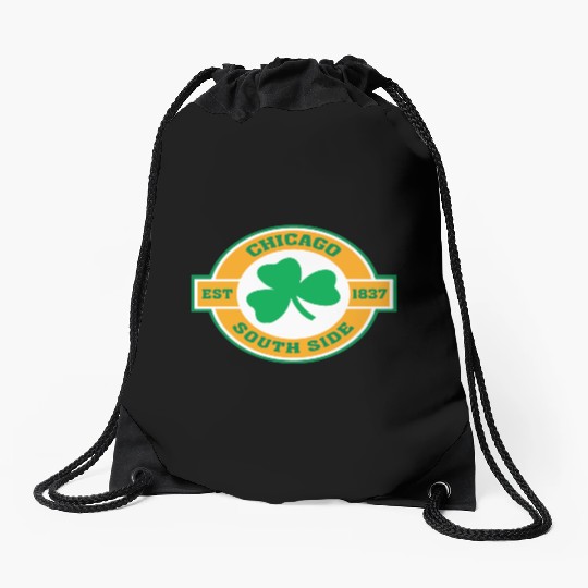 Chicago South Side Irish Active Drawstring Bags