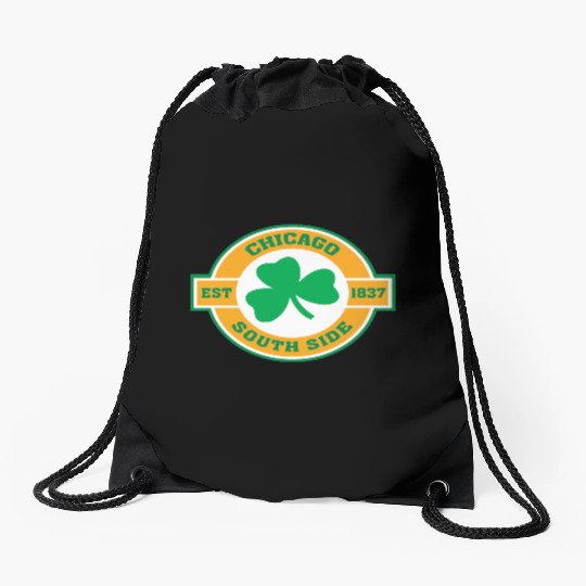 Chicago South Side Irish Active Drawstring Bags