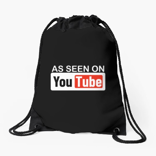 AS SEEN ON YouTube Drawstring Bags