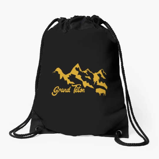 Grand Teton National Park Drawstring Bags
