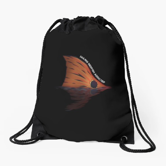 Tailing Redfish Addicted Drawstring Bags