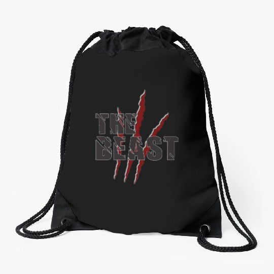 eddie hall Drawstring Bags