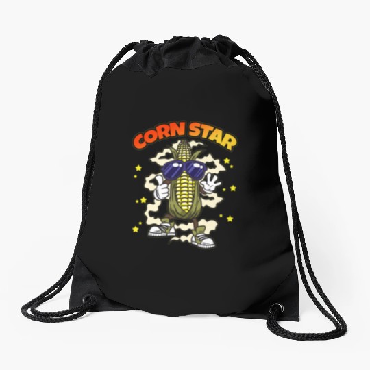Corn Star Drawstring Bags