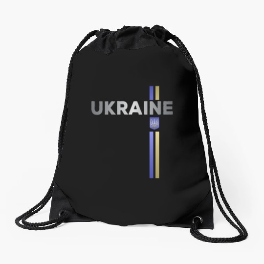 Ukraine Made in Ukrainian slavs Soviet Union Drawstring Bags