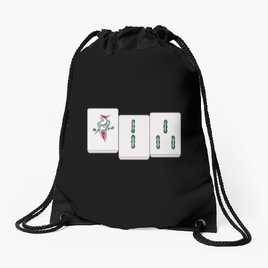 Chi Mahjong Drawstring Bags