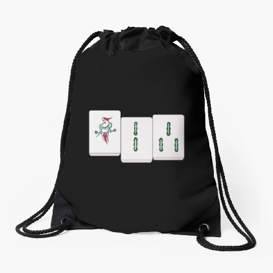 Chi Mahjong Drawstring Bags