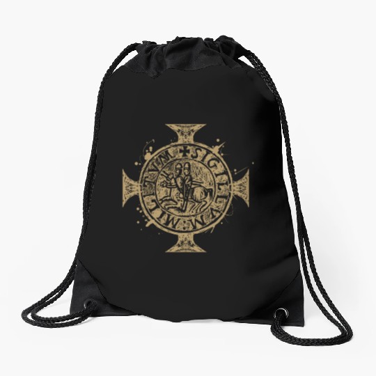 Vintage Knight Templar Knights Templar Drawstring Bags
