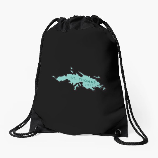 st thomas usvi Drawstring Bags