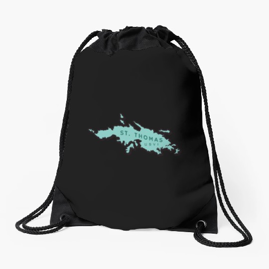 st thomas usvi Drawstring Bags