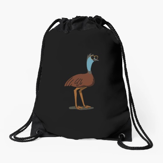 Emily the Emu Drawstring Bags