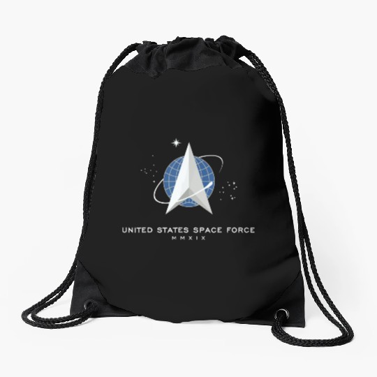 UNITED STATES US SPACE FORCE USSF DELTA FLAG birth Drawstring Bags