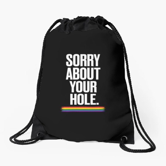 Gay Couple Homosexual LGBTQ Queer Pride Drawstring Bags