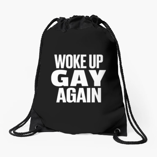 Gay Couple Homosexual LGBTQ Queer Pride Drawstring Bags
