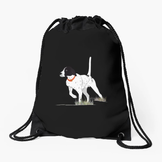 Bird Hunting Hunter English Pointer Dog Drawstring Bags