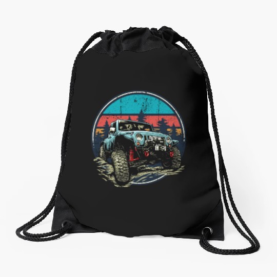 Jeep Offroad Drawstring Bags