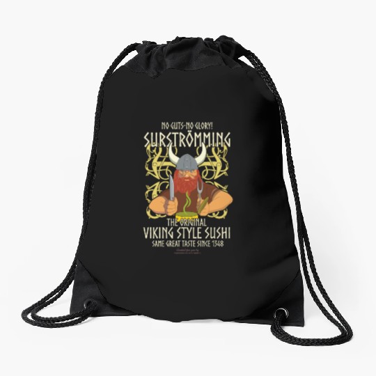 Surströmming Viking Style Sushi Drawstring Bags