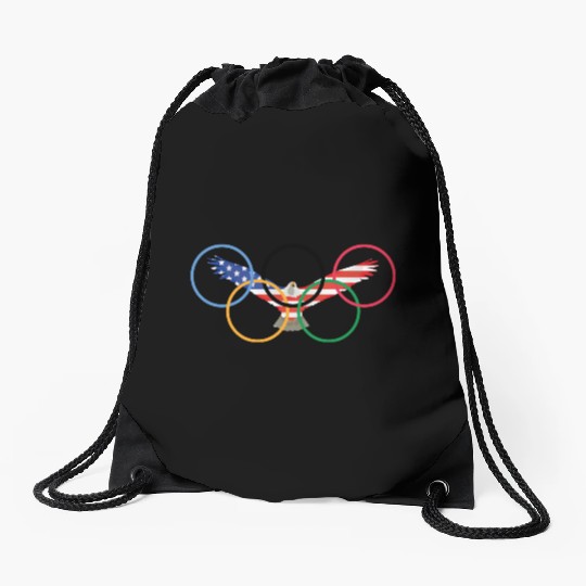 usa olympics Drawstring Bags