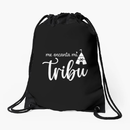 Spanish Family Reunion Me Encanta Mi Tribu - I Drawstring Bags