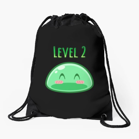 Cute Green Dungeon Slime Monster Weird Anime Drawstring Bags